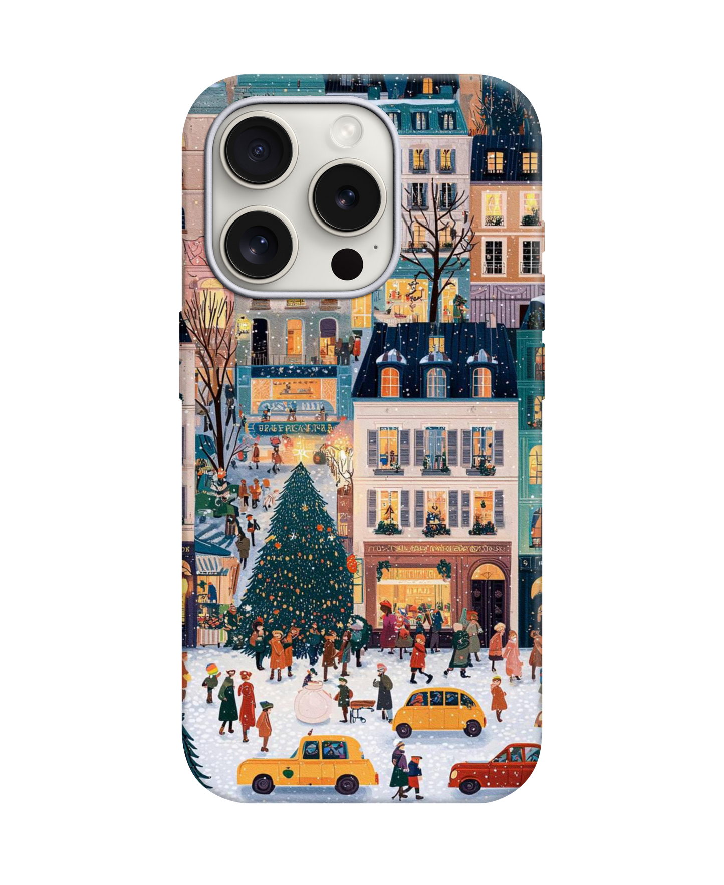 Christmas Desenli Lüx Premium İçi Kadifeli Telefon Kılıfı KOD 786