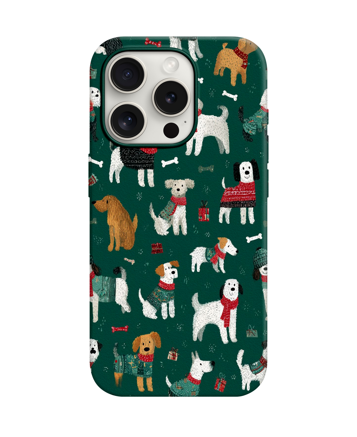 Christmas Desenli Lüx Premium İçi Kadifeli Telefon Kılıfı KOD 788