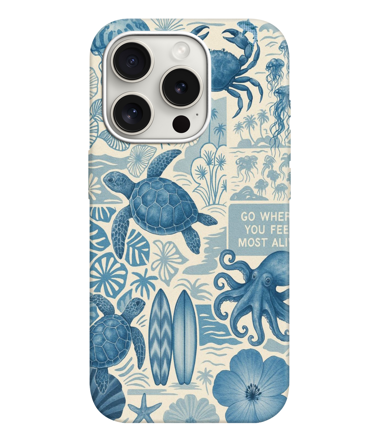 Turtle Desenli Lüx Premium İçi Kadifeli Telefon Kılıfı KOD 791