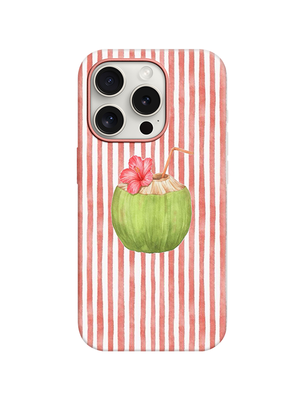 Coconut Desenli Lüx Premium İçi Kadifeli Telefon Kılıfı KOD 764