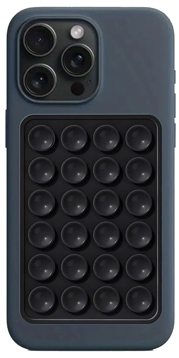 Silikon Vakumlu Telefon Tutucu Siyah