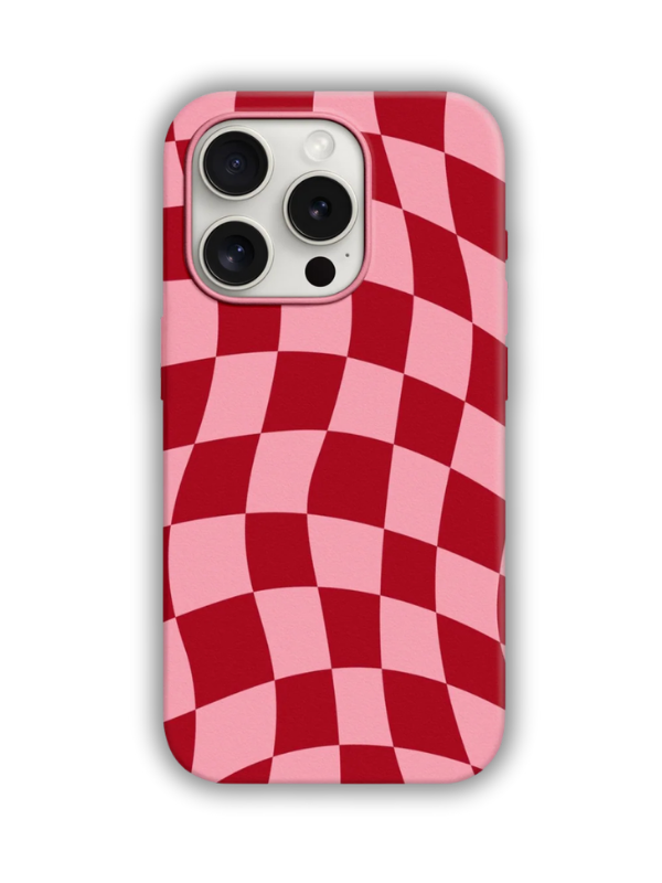 Wave Desenli Lüx Premium İçi Kadifeli Telefon Kılıfı KOD 631