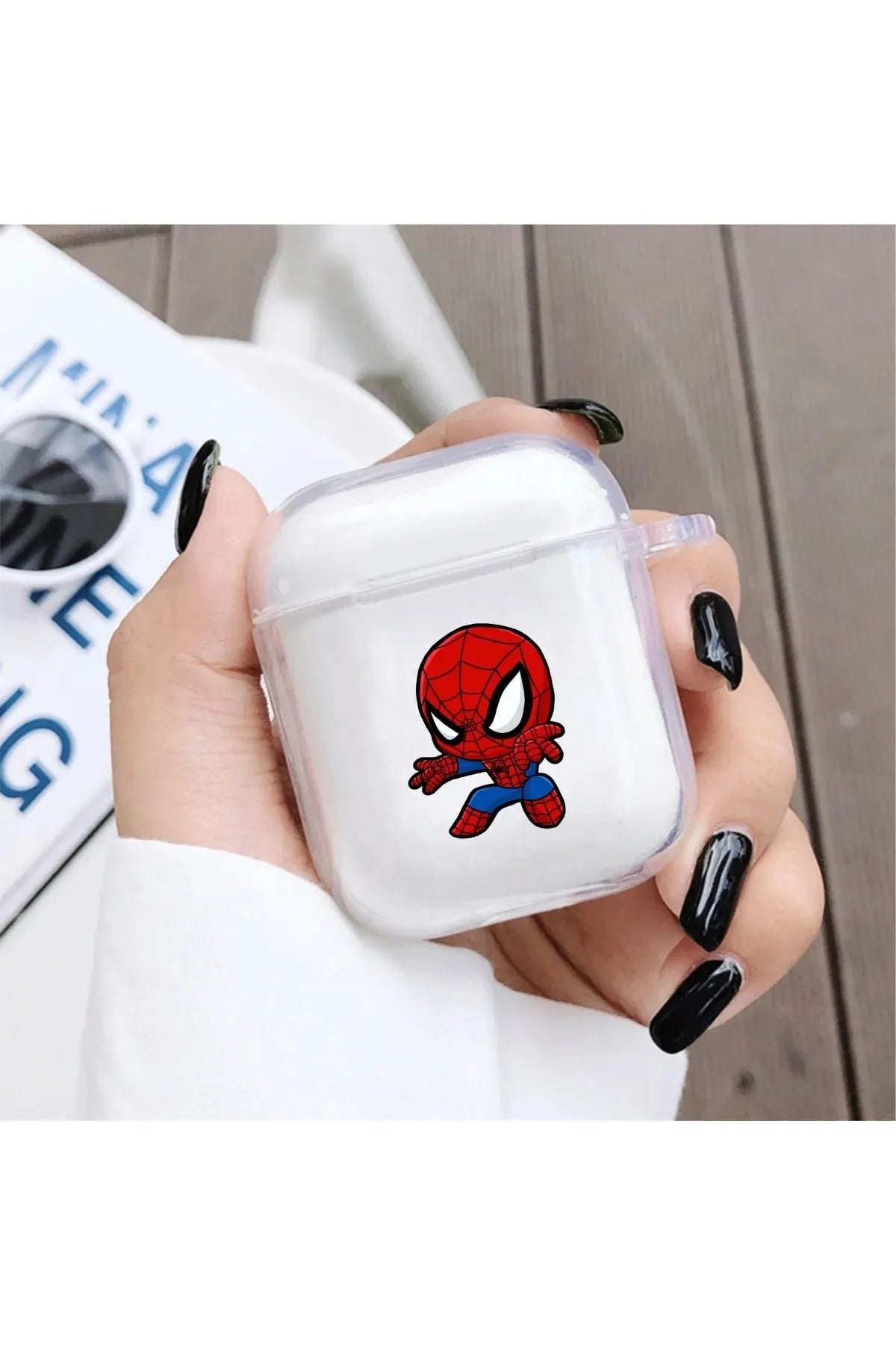 Apple Airpods Uyumlu Spider Man Desenli Kılıf