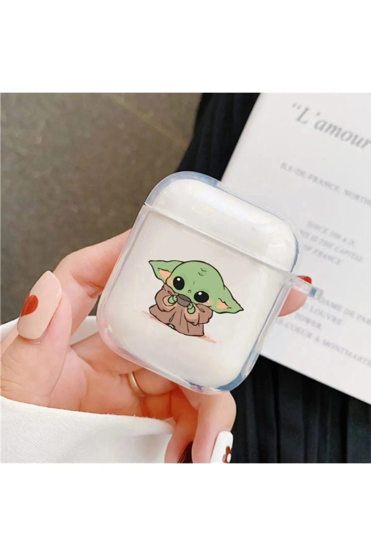Apple Airpods Uyumlu Yoda Desenli Kılıf