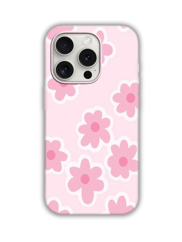 Flowers Desenli Lüx Premium İçi Kadifeli Telefon Kılıfı KOD 692