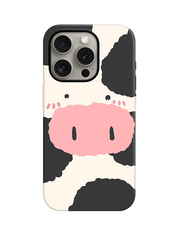 Cow Desenli Lüx Premium İçi Kadifeli Telefon Kılıfı KOD 708