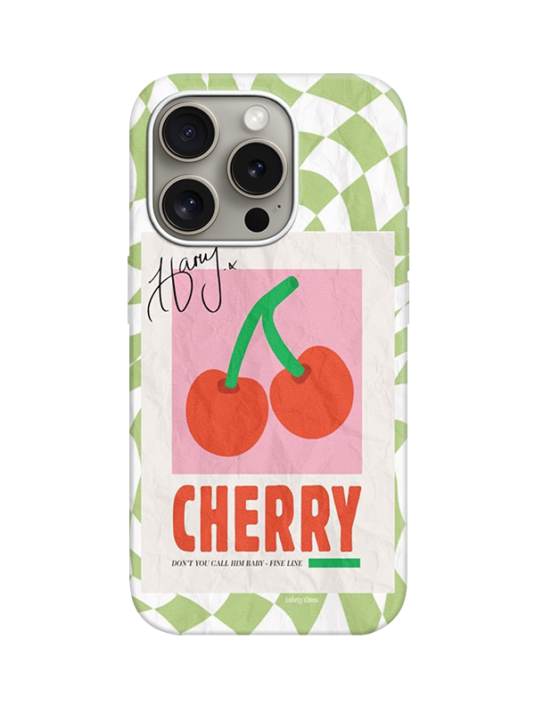 Cherry Desenli Lüx Premium İçi Kadifeli Telefon Kılıfı KOD 720