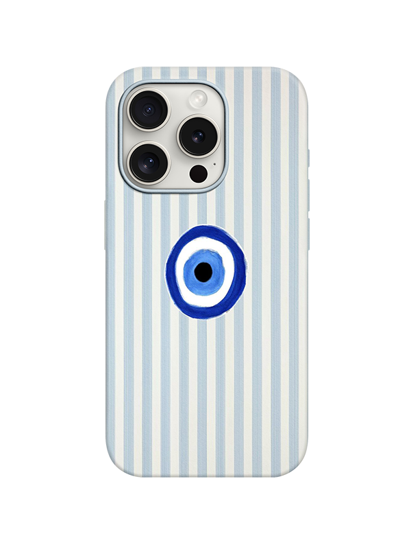 Nazar Desenli Lüx Premium İçi Kadifeli Telefon Kılıfı KOD 772