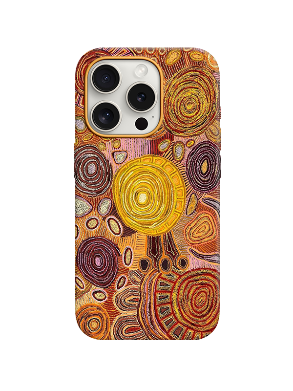 Etnic Desenli Lüx Premium İçi Kadifeli Telefon Kılıfı KOD 748