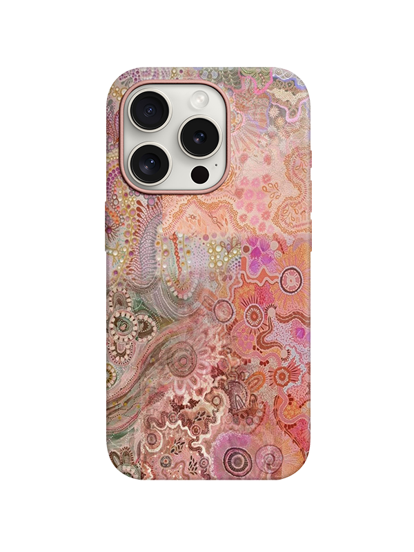 Etnic Desenli Lüx Premium İçi Kadifeli Telefon Kılıfı KOD 749