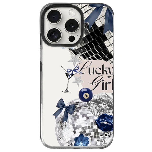 Lucky Girl Desenli Luxury Limited Edition İmpact Telefon Kılıfı KOD 009